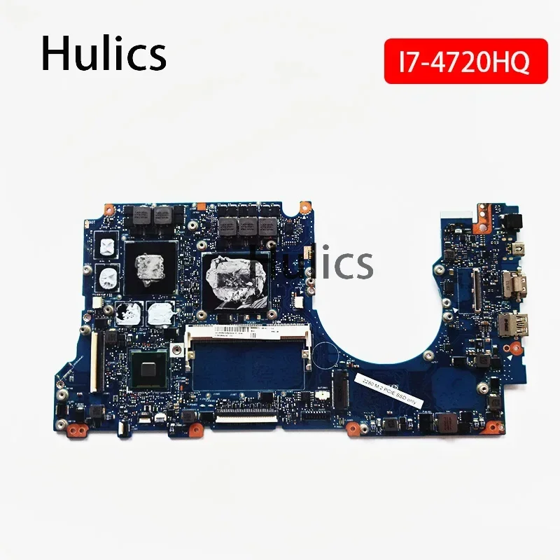 

Hulics Used I7-4720HQ 8GB RAM For Asus N501J N501JW G501JW G501J UX50JW UX501J Laptop Motherboard Mainboard