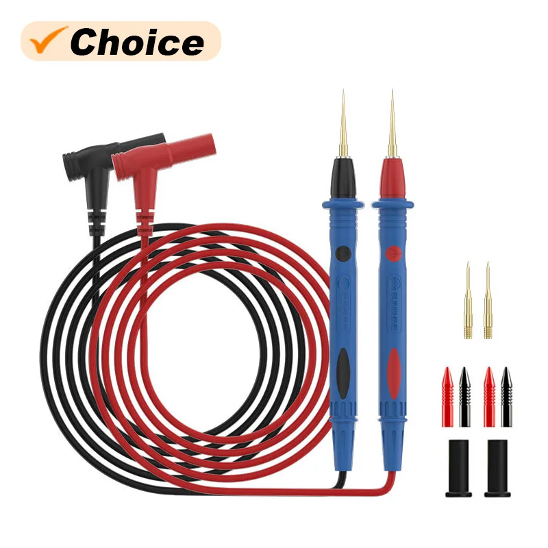 

SUNSHINE SS-024B Сменные Щупы для мультиметра из нержавеющей стали, позолоченные Щупы для мультиметра с несколькими иглами