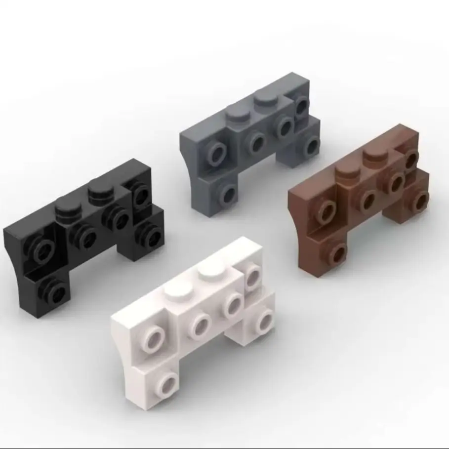 MOC 10PCS 52038 Modified 2x4-1x4 Building Blocks Kit With 2 Recessed Studs Bricks Particle Arches Toys Adult Birthday Gifts