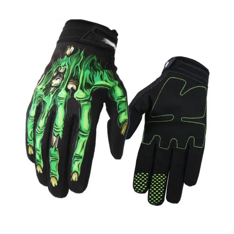 

Motorcycle Winter Bike Riding Gloves Joint Printing Motor Cycling Gloves Full Finger Ghost Claw Windproof Men Women Guantes Moto