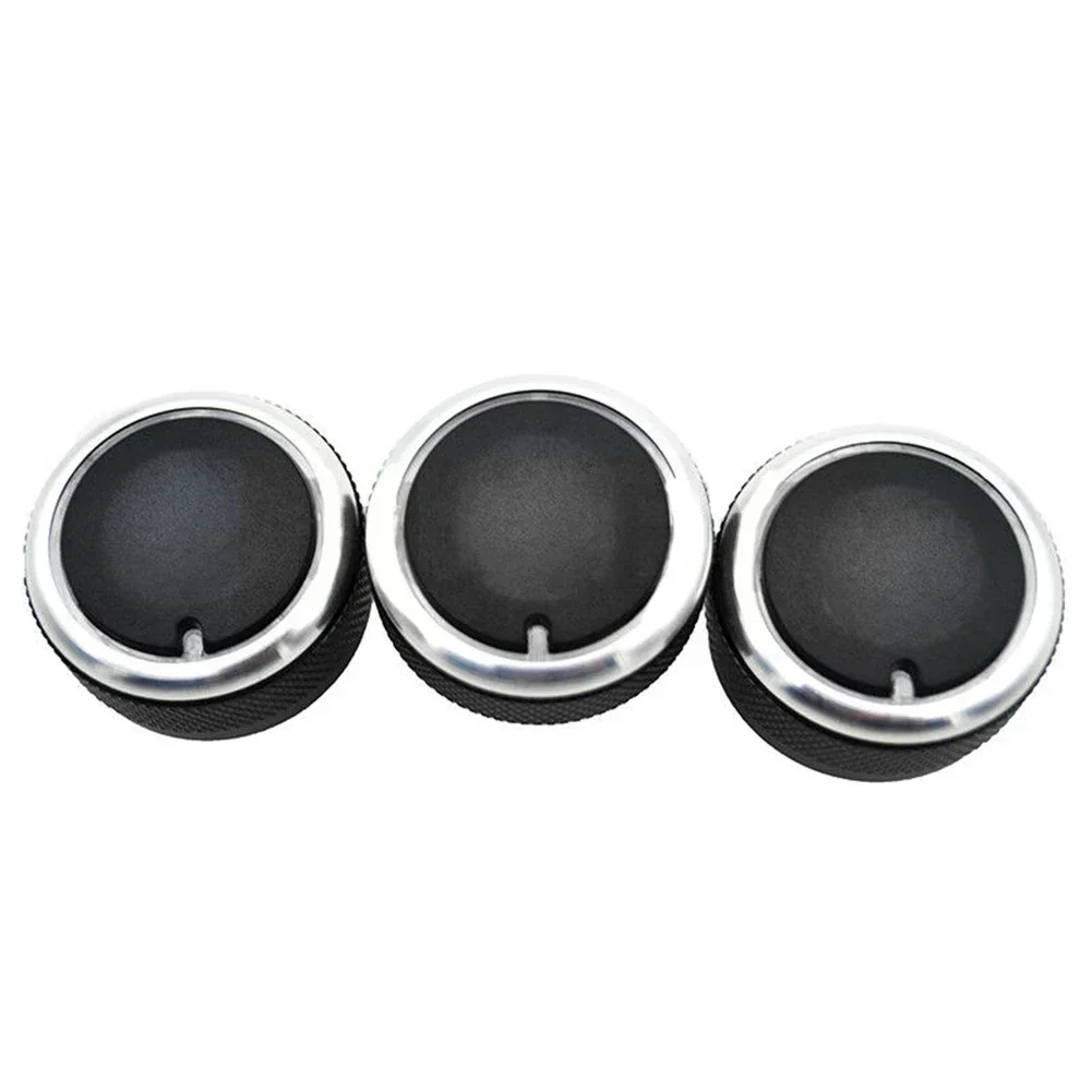 3pcs Car Switch Knob Heater Climate Control Button A/C Cover For MAZDA 3 Console AC Control Switch Knob Cover Accessories