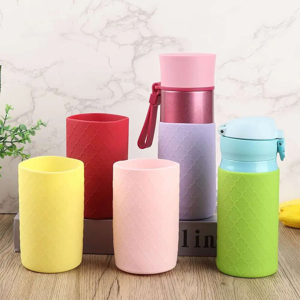 New Sports Cup Cover Silicone Water Bottle Accessories Bottom Sleeve Water Bottle Cover Boot for Bottle Anti-Slip