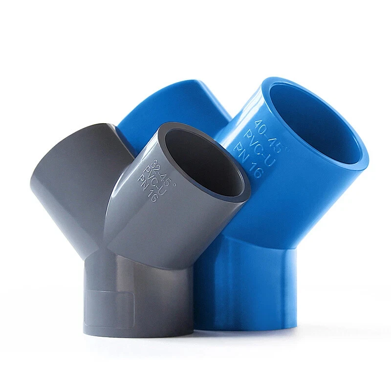 1/2/5Pcs PVC Y 3-Wege Stecker 20/25/32/40/50/63mm Garten Bewässerung Stecker Aquarium Aquarium Rohr Rohr Adapter