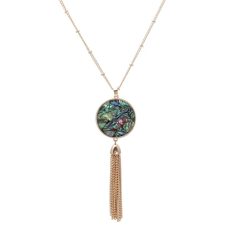 3Cm Round Abalone S… - image