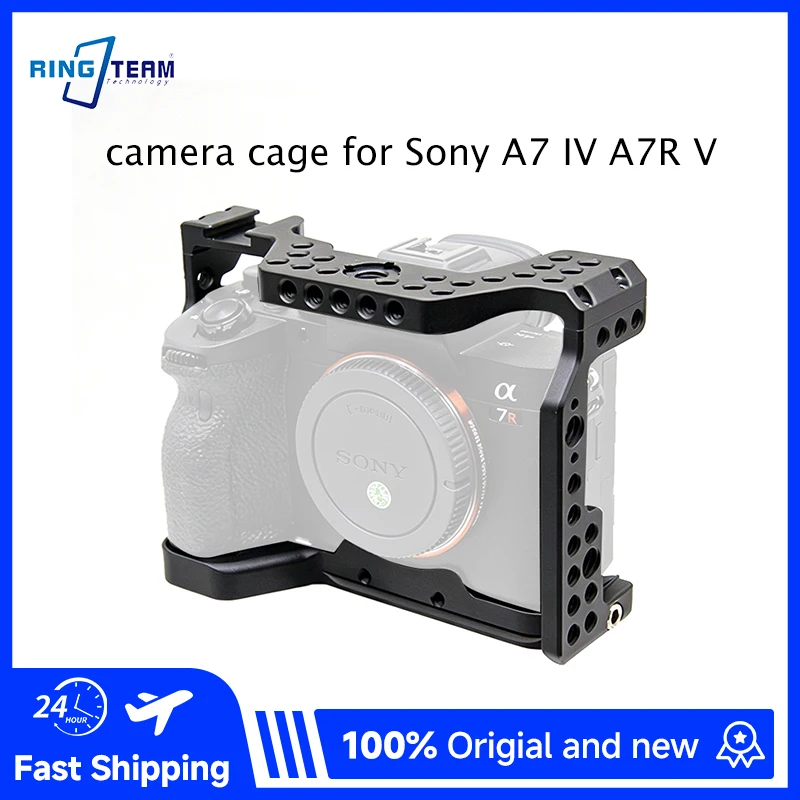 

Camera Cage for Sony A7 IV A7R V A7M4 A7R5 A7IV A7RV Full Wraparound Multi-Interface Expansion Direct Battery Swap Filmmaking