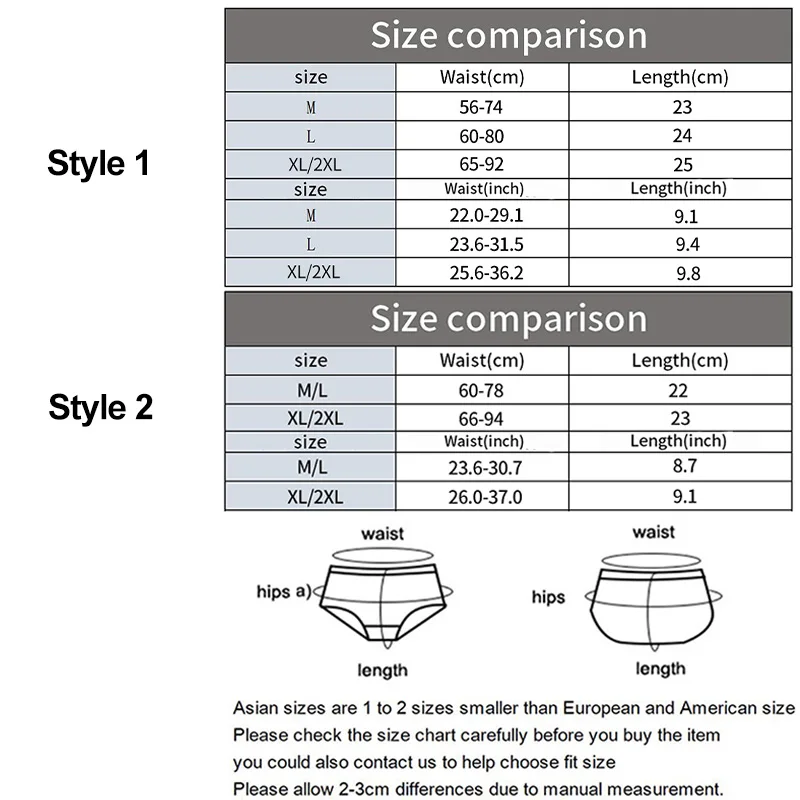 Seamless Women Pantys Girls Thongs High Waisted Soft Girls Underwear New Fashion Female Solid Colors Breathable G-String 2PCS