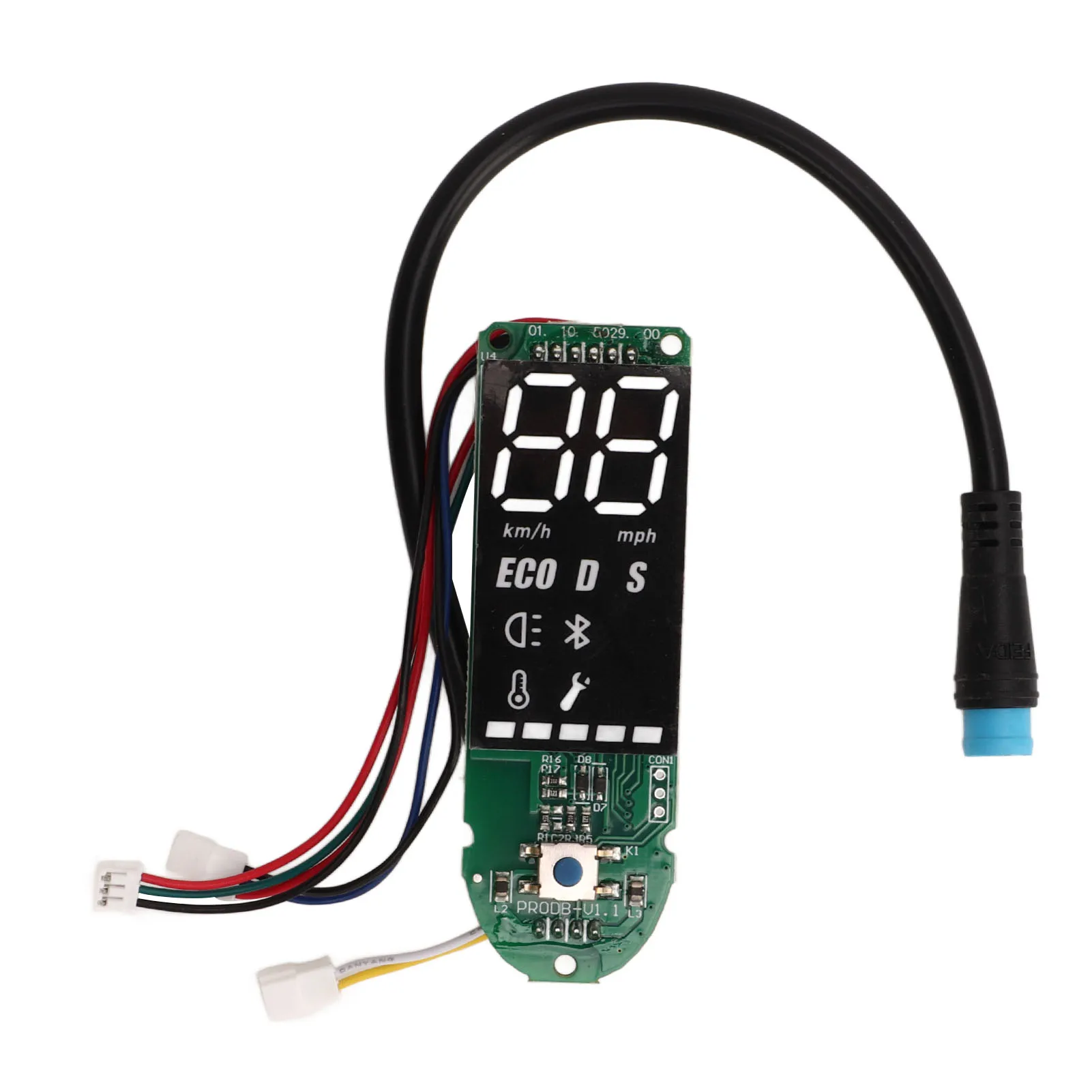 

Electric Scooter Dashboard, Waterproof Scooter Circuit Board, For Instant Data Display and Durable Performance on the Go