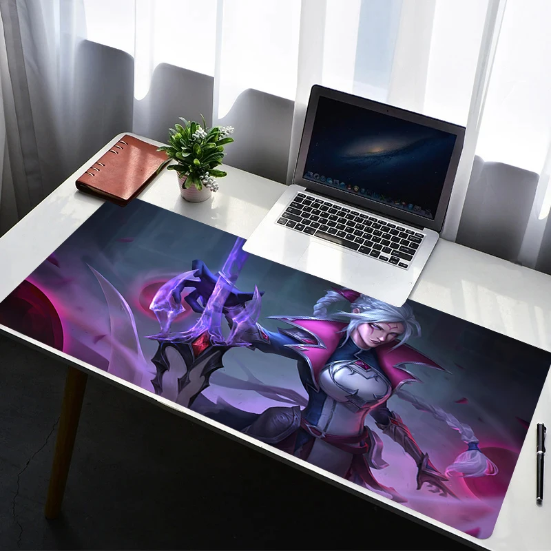 Mouse Pad Laptop Non Slip Extended Desktop Mouse Mat Rubber Keyboard Pad L-league Of Legends Diana Gaming Accessories Mousepad