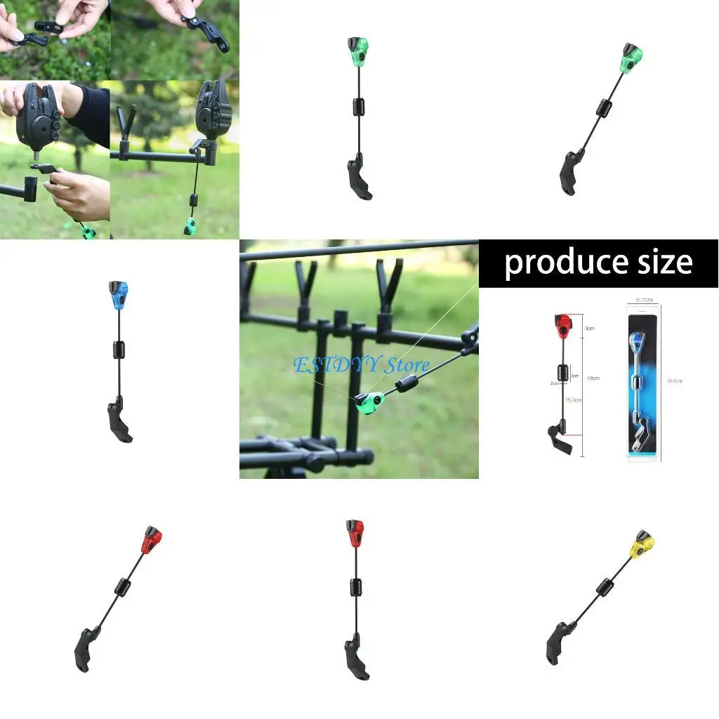 

G6DE Chain Fishing Bites Alarm Hanger Fishing Swingers Sensitive Alarm Swingers Fishing Tackle Accessory