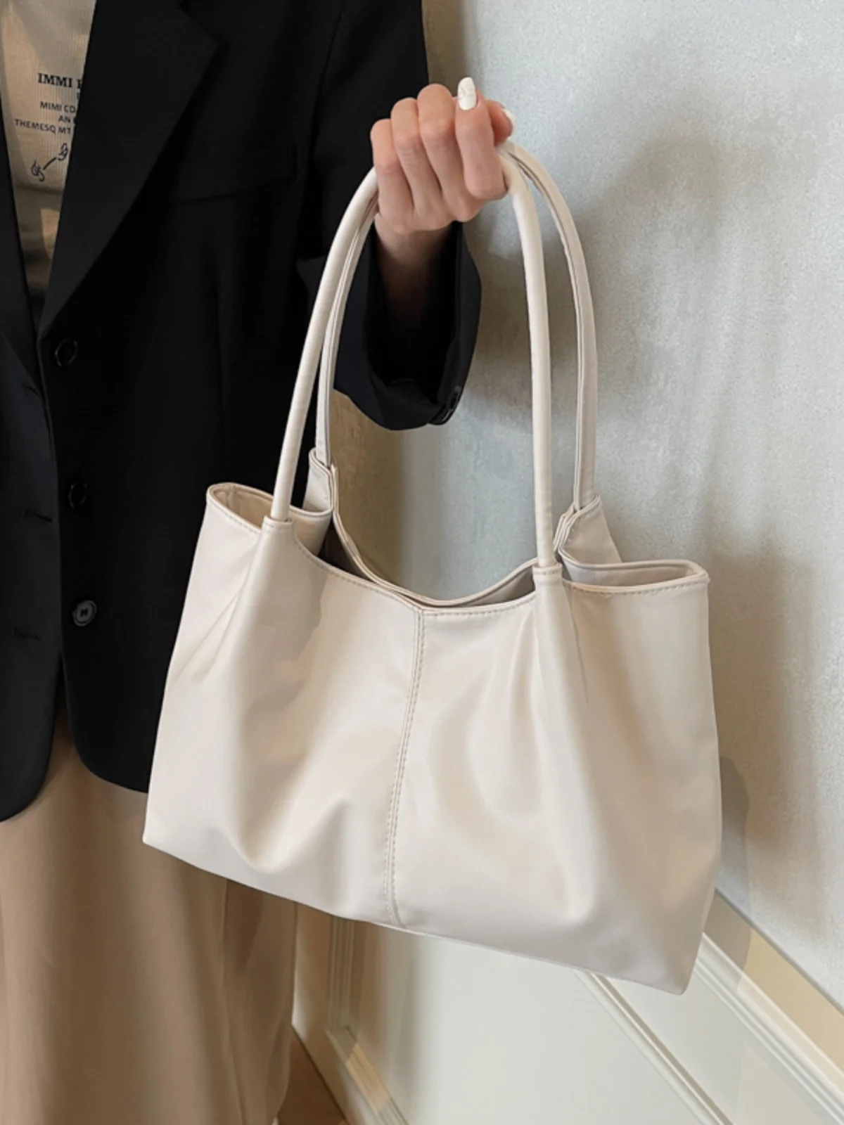 Faionable Grote Capaci Draagtas 2024 Nieuwe Sle Enkele schouder damestas Koreaanse Japanse Trend Casual Woon-werkverkeer Handtas