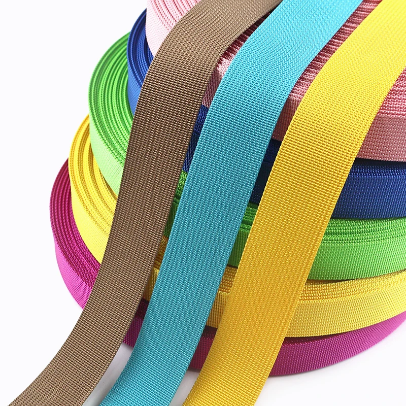 

1Roll=42M 20-50mm Nylon Webbing Strap Backpack Shoulder Straps Decorative Ribbons Luggage Binding Band DIY Sewing Accessories
