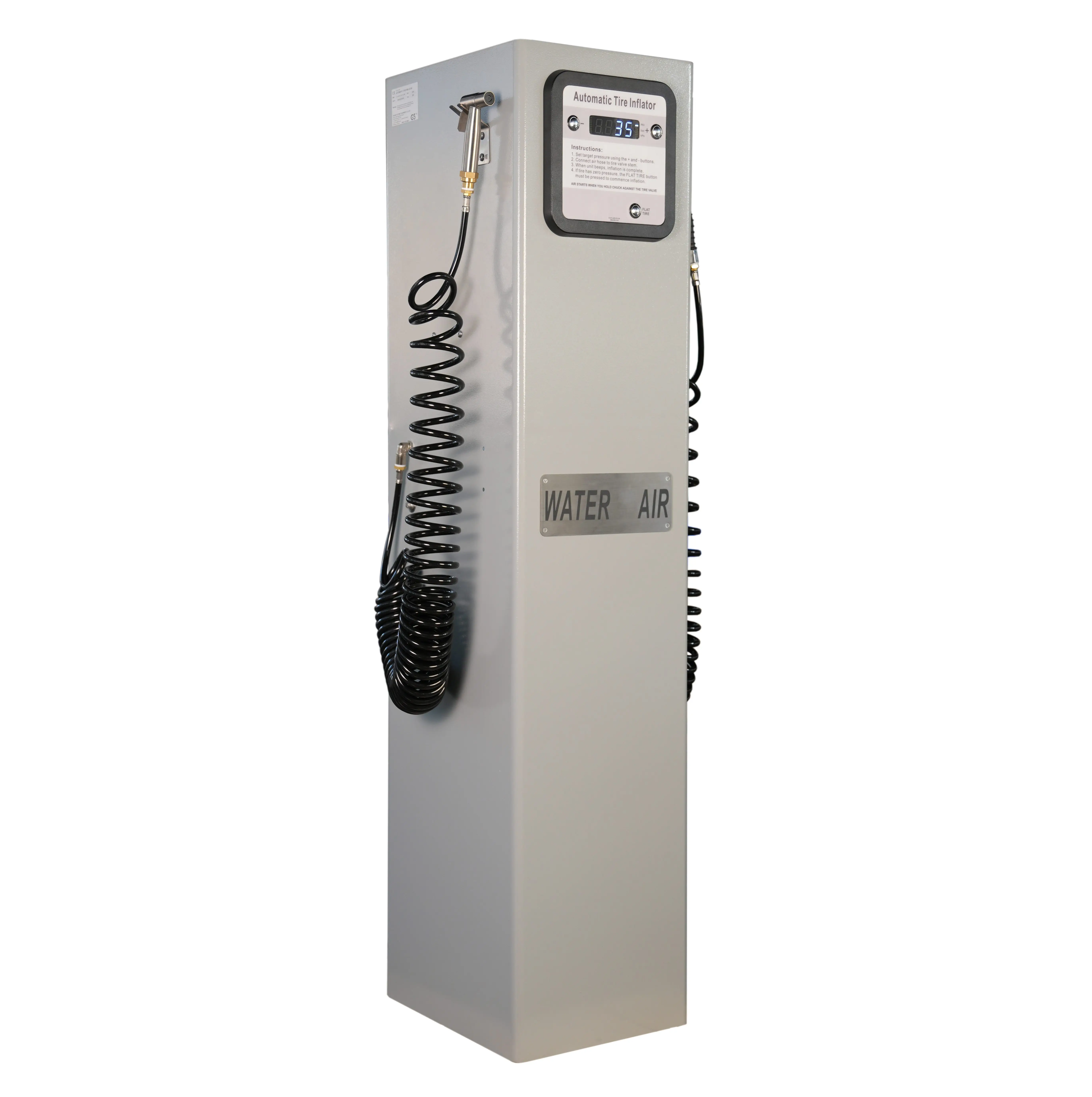 

G5 CE Certified High Temperature Digital Pressure Gauges Air Compressor With Water Tap Tyre Inflators Metal Tire Inflator Tower