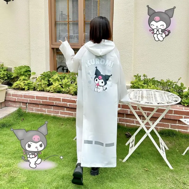

Sanrio Outdoor Raincoat Hello Kittys Cartoon Rain Coat Women Hot Sale Fashion Windproof Creative Portable Trend High End Gifts