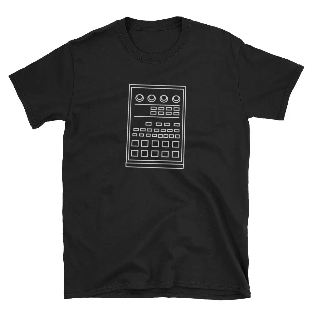 T-shirt rétro vintage, Streetwear, Musique électronique, Drum Machine Sp 303, Dégradement d'urgence