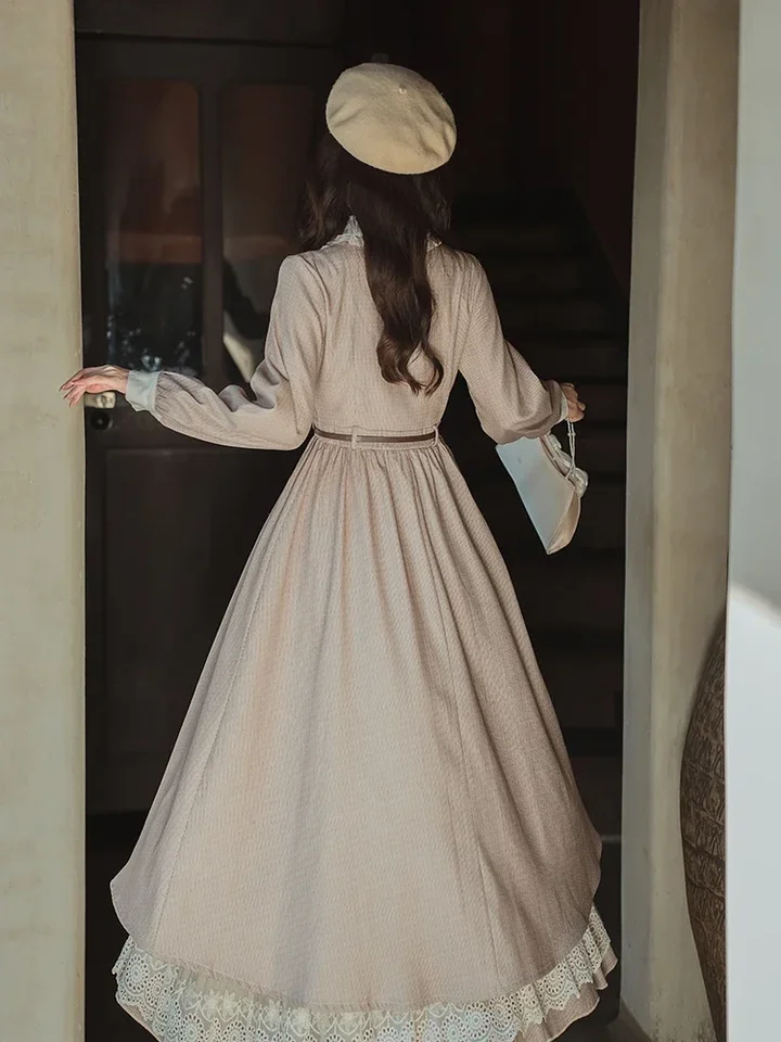 ワンピース ANLEM FRENCH RETRO COMMUTER DRESS Scef76b8eebf848b19bceca7562b0e