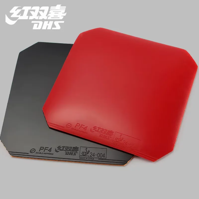Original DHS PF4 PF4 50 Table Tennis Rubber Table Tennis Racket Racquet Simple Hurricane 3 for Training Ping Pong Table Rubber