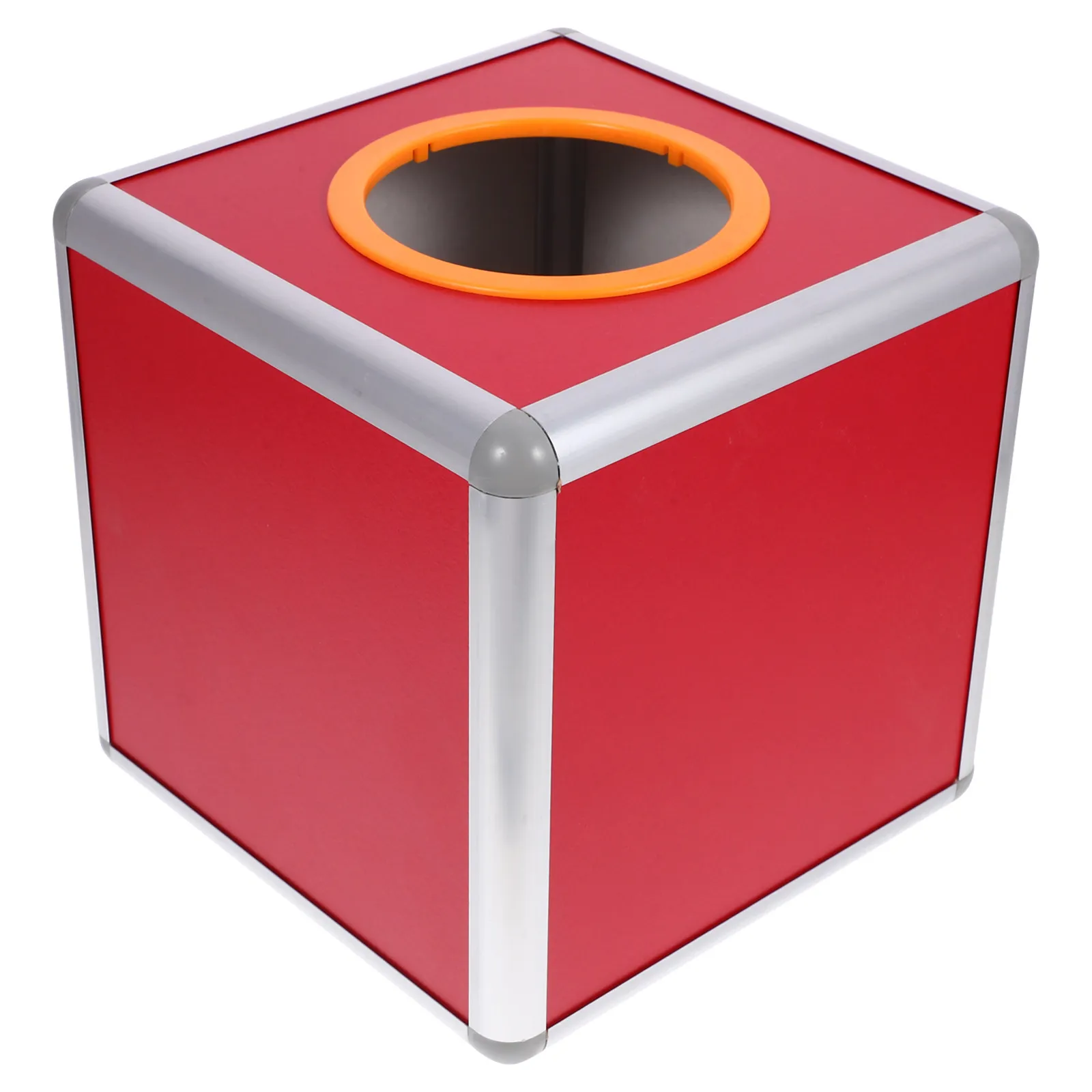 Aluminum Alloy Lottery Box Holder Container Holder Transparent 20CM Slot Party Drawing Prize Clear