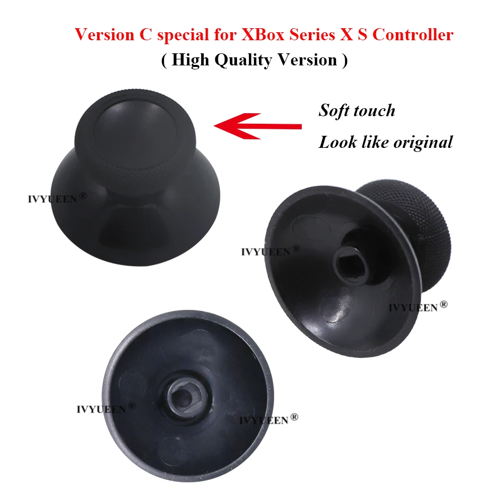 IVYUEEN 100 Chiếc Dành Cho XBox One Dòng X S Bộ Điều Khiển 3D Analog Ngón Tay Cái Gậy Mũ Lưỡi Trai X Hộp 1 Thay Thế đồng Hồ Đeo Tay Ngón Tay Cái
