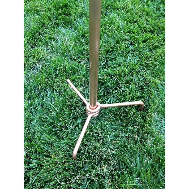 Kinetic Copper Double Helix Spinner Heavy-duty Copper and Brass Construction Moves with The Slightest Breeze Yard  Garden Decor