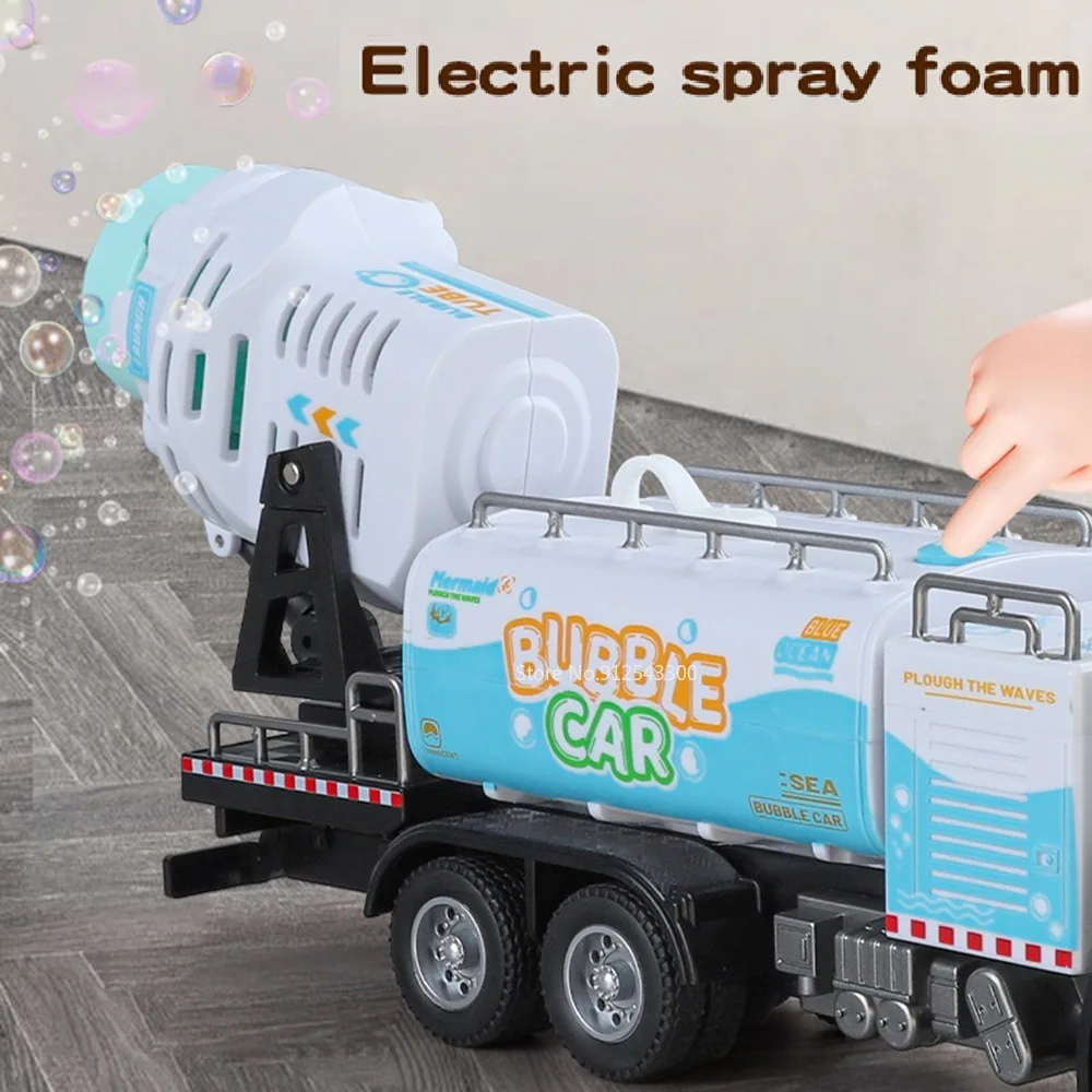 1:24 Blase Auto Modell Spielzeug Legierung Diecast Gummi Reifen Urban Engineering Fahrzeug Modelle Sound Licht Zurückziehen Sammlung Geschenke Jungen