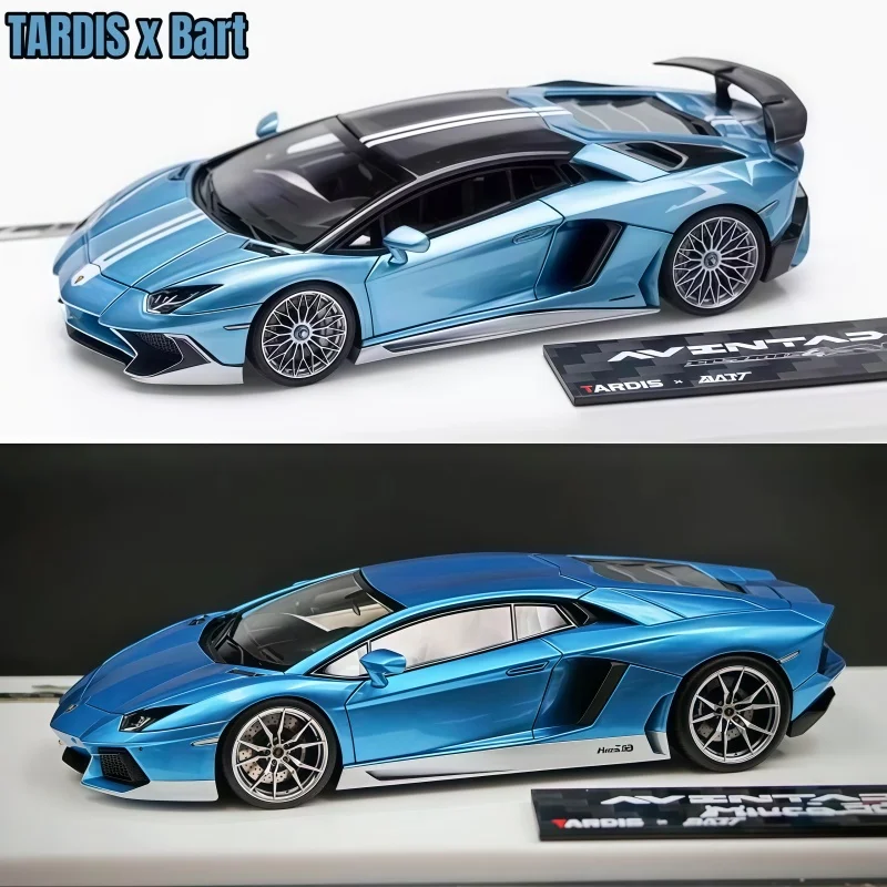 TARDIS x Bart 1:64,Motorshow Lamborghini LP750-4 SV,resin static