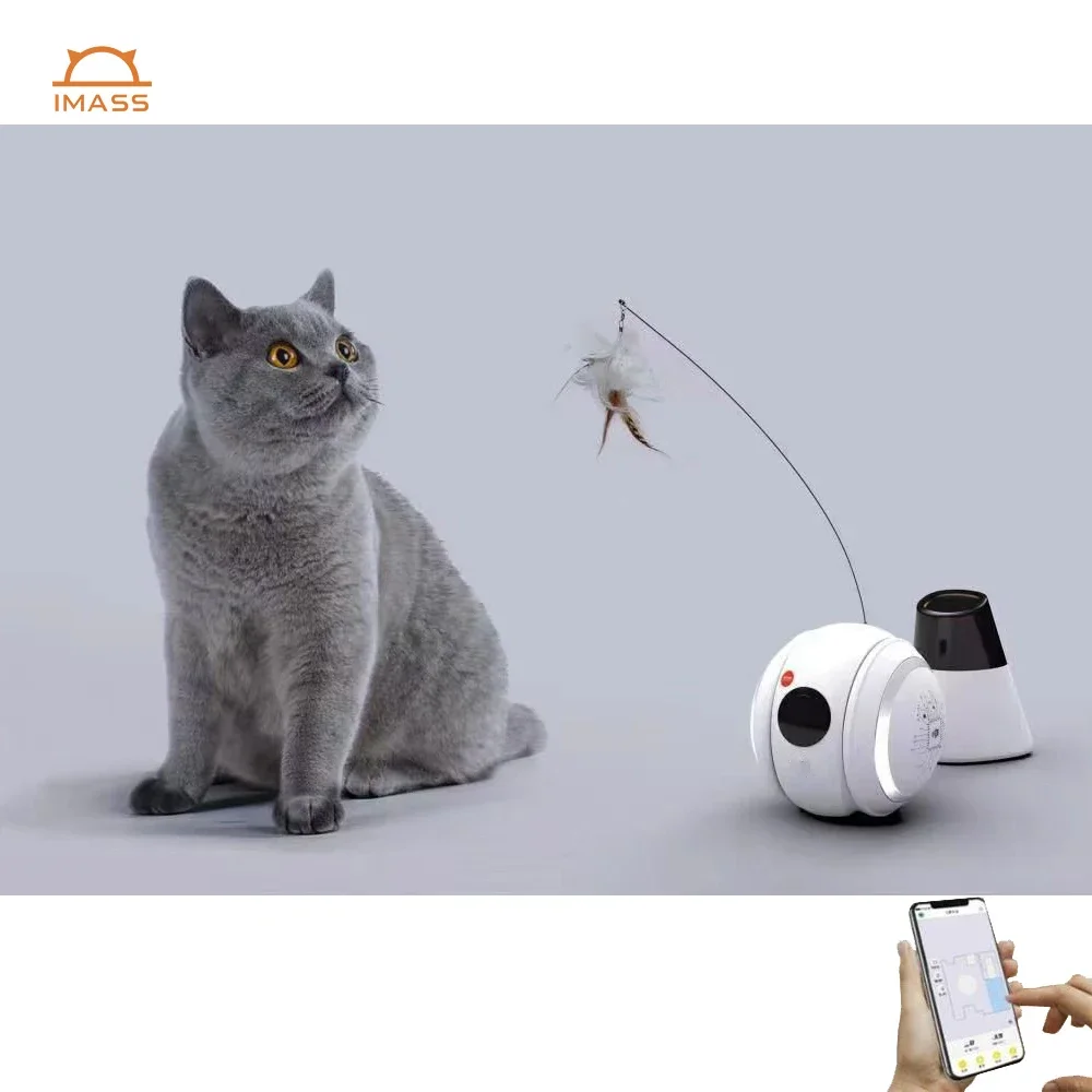 

Smart Interactive Pet Toy Dog Cat with HD camer video communication Puppy Automatic pet mate robot ball