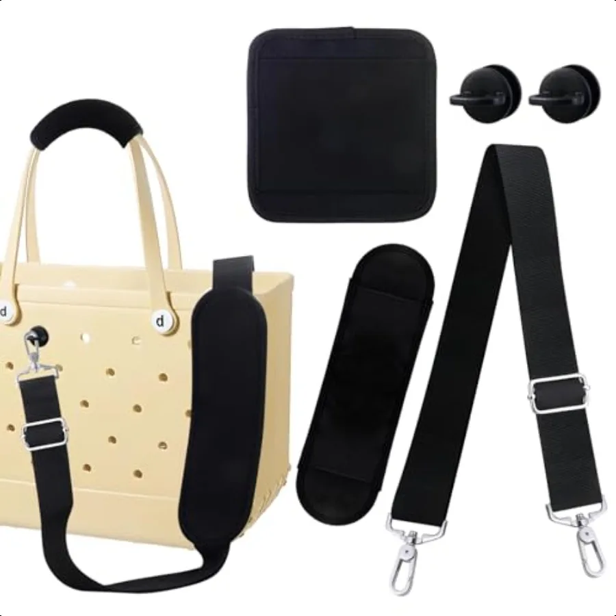 

Adjustable Strap Wrap for Bogg Bag Extra Long Crossbody Shoulder Straps Handle Wrap NonSlip Accories for XL Medium Rubber Beach