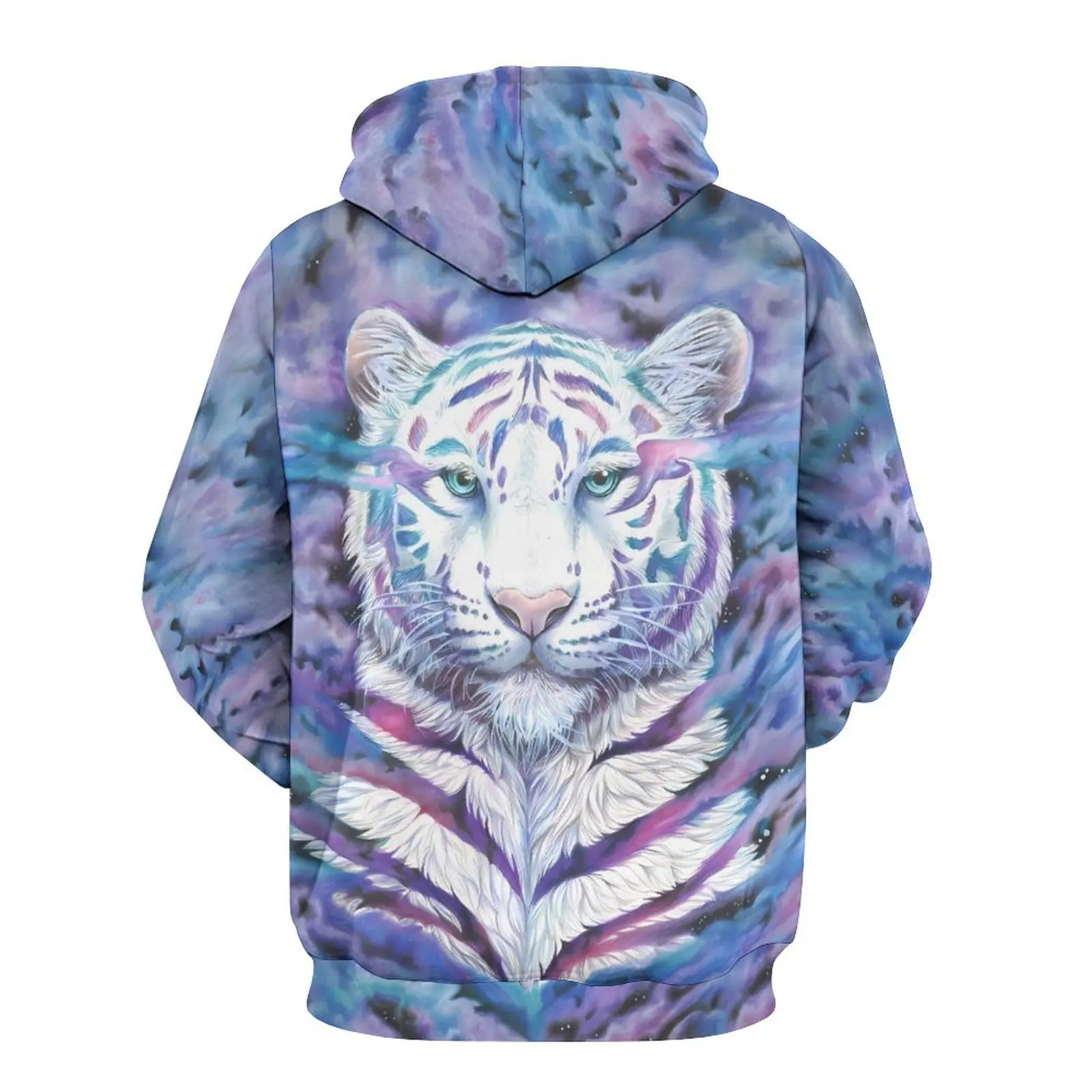 cute Tiger 3D Cool Jungle Print Men's Hoodie Fashion Streetwear Hooded Sweatshirt Summer Autumn Tracksuit Pullover Casual Hoodie