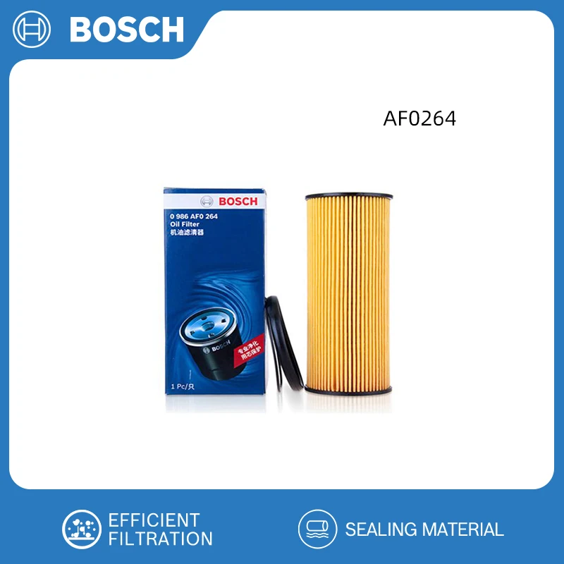 BOSCH AF0264 Oil Filter Fits Audi A6L C5 A8(4E) A8(4H) Q5(8R) Q7(4L) Volkswagen TOUAREG 3.0TSI Hybrid 06E115562A 06E115466