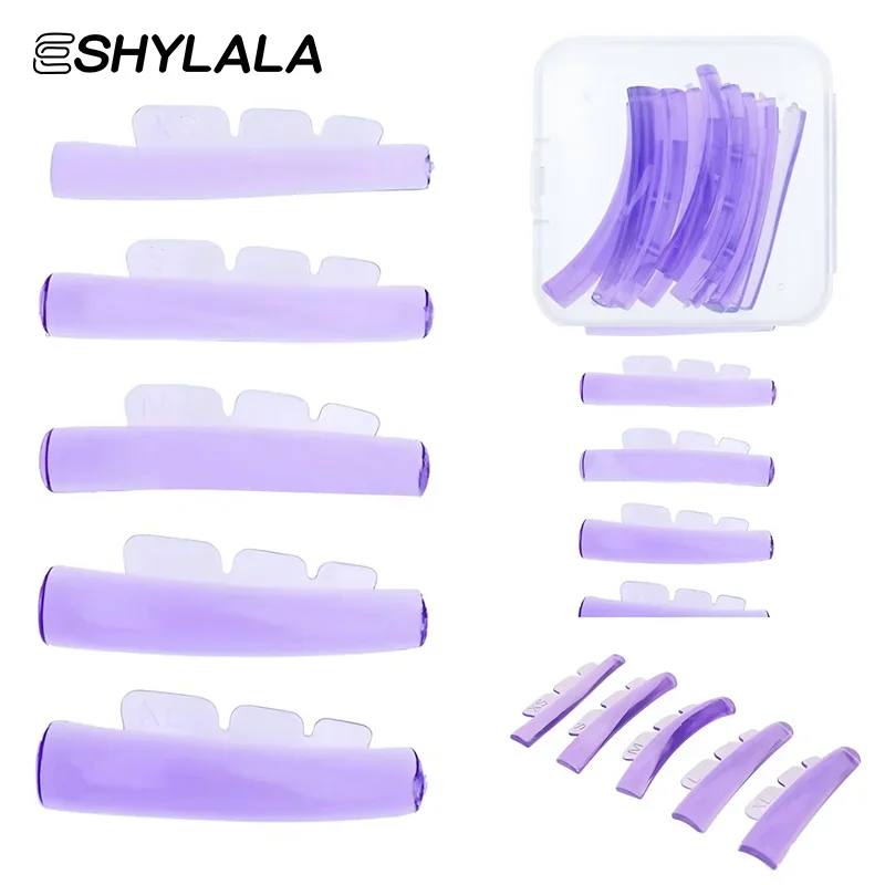 5 Pairs/box Self-adhesive Silicone Eyelash Perm Rod Lash Lifting Lamination Pad 3D Lashes Extension Curler Accessories Tools