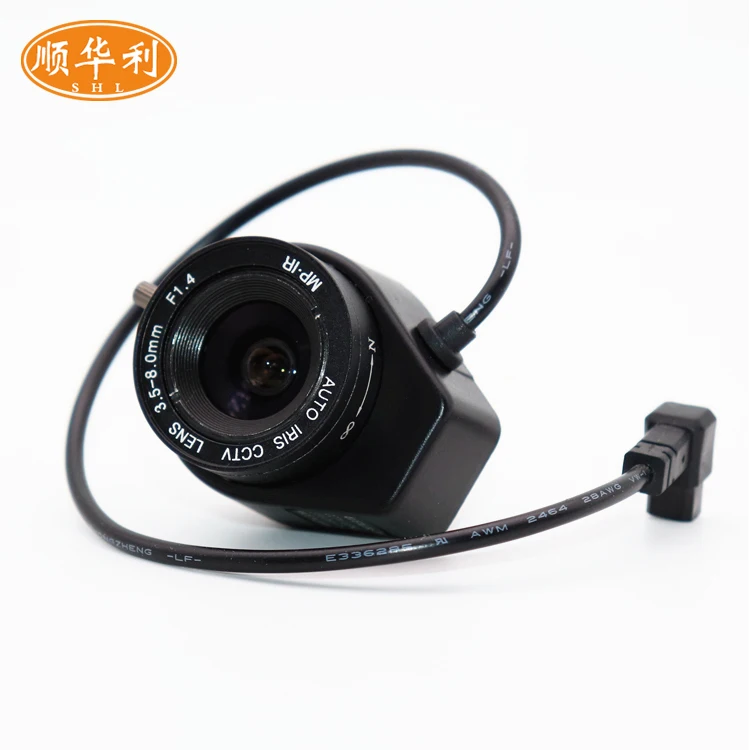 

HD 3 million pixel automatic aperture 3.5-8mm manual zoom lens bolt surveillance camera lens