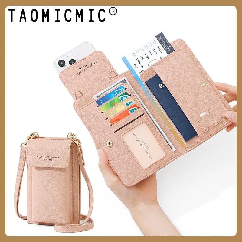

Id card bag,multi-slot card bag,women's wallet,mobile phone bag,large-capacity high-end commuting single-shoulder bag,coin purse