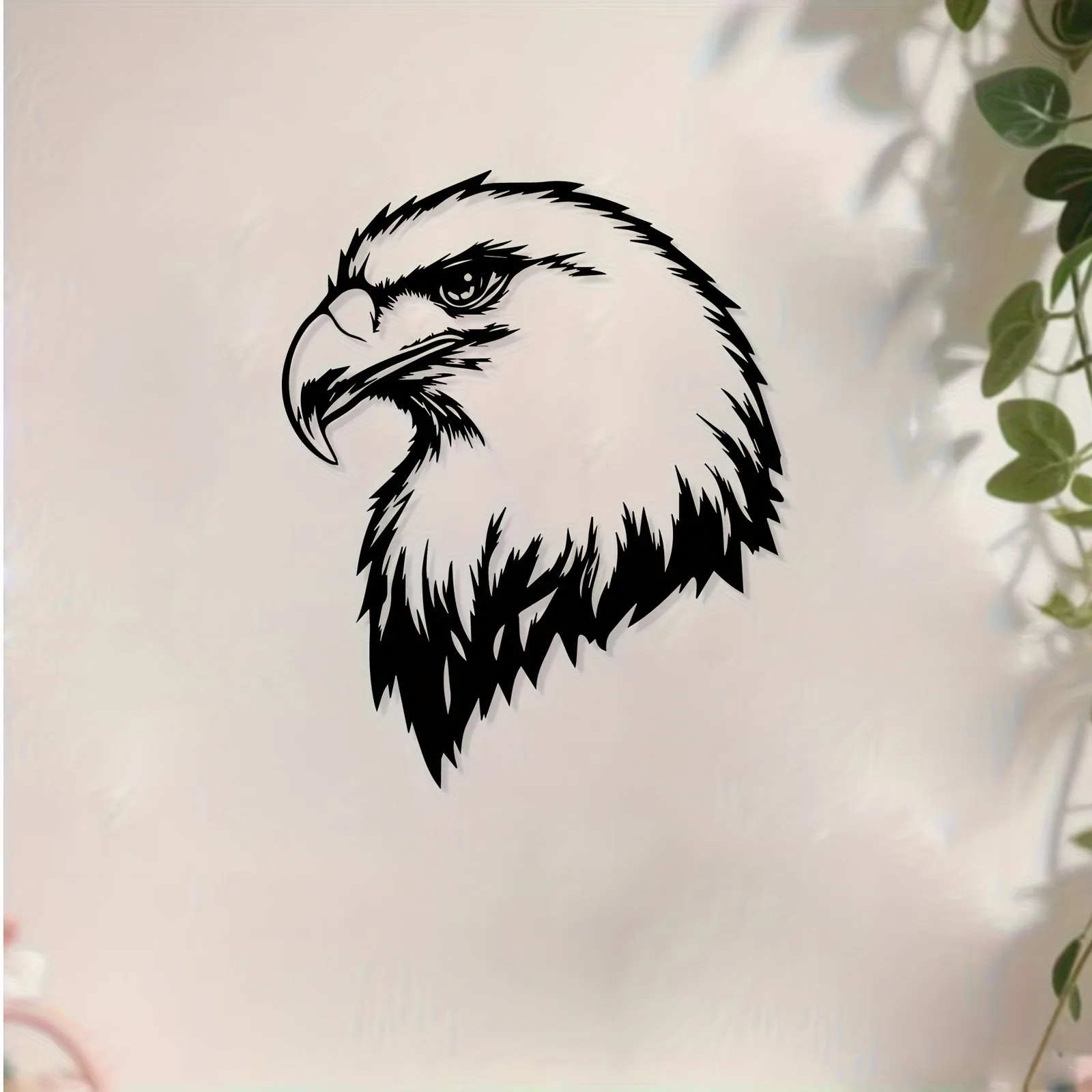 CIFBUY Eagle Metal Wall Art Rust-Resistant Sculpture for Outdoor Garden Fence Bird Lovers Decor