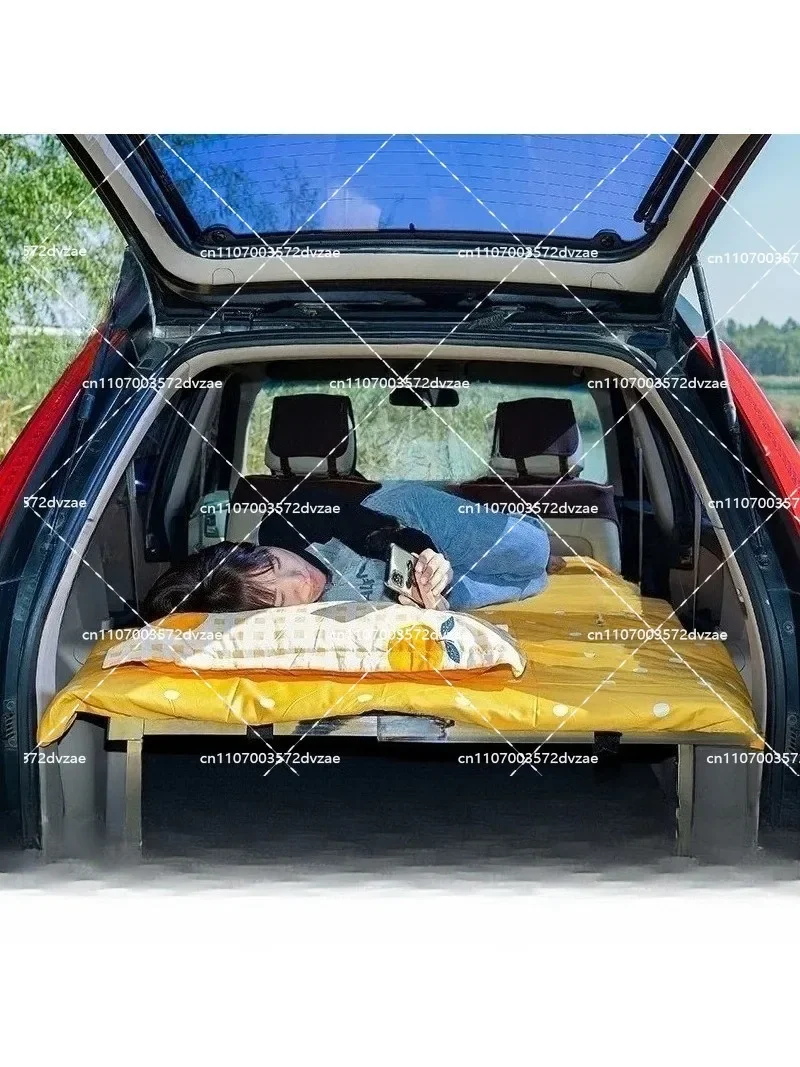 Telescopic Multi-Functional Car Bed Pull-Out Outdoor Camping Bed Folding Self-Driving Car Modification for Enhanced Comfort on t