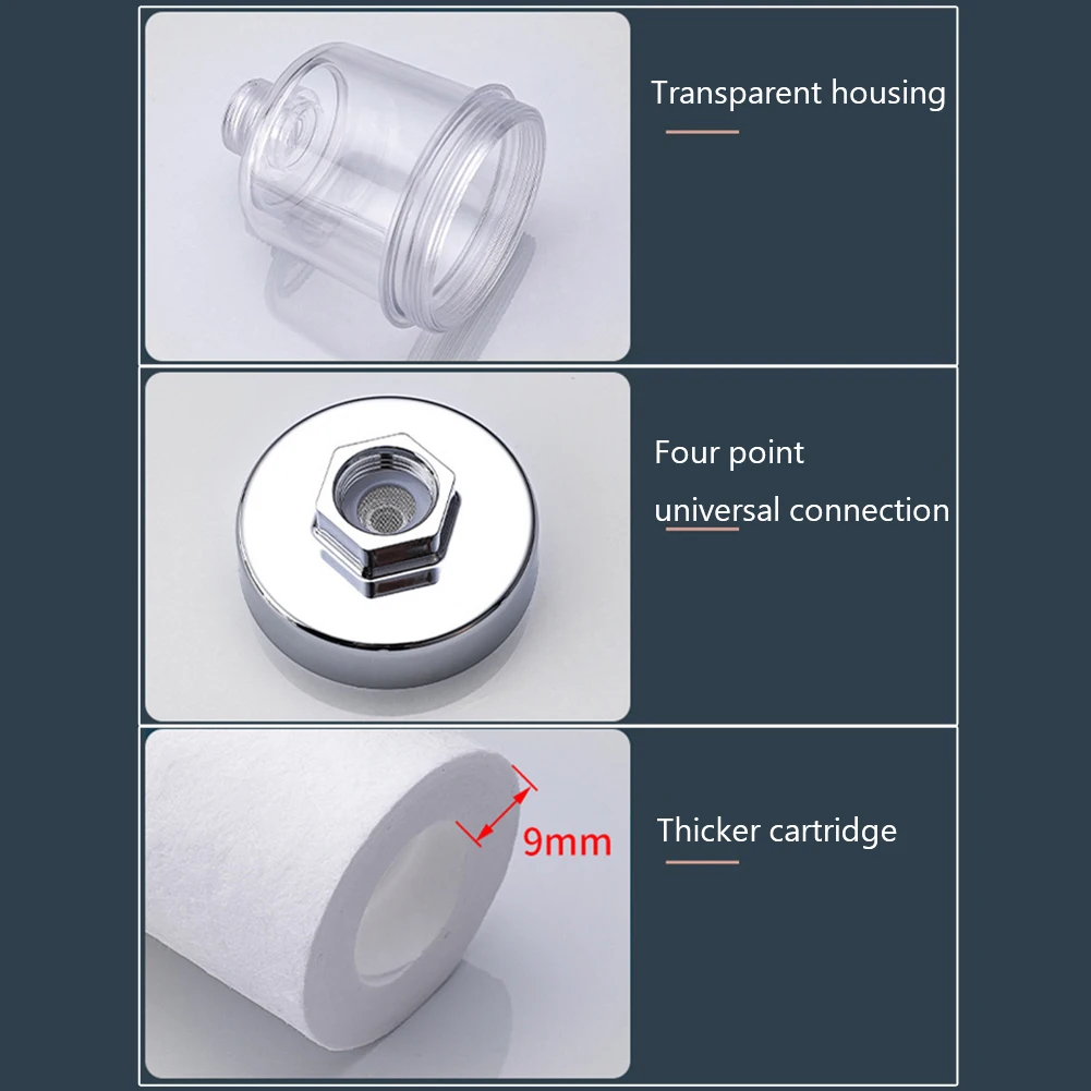 14 шт.-1 шт. очиститель воды, универсальный фильтр для душа, прозрачный кухонный кран, спринклерный фильтр для дома
