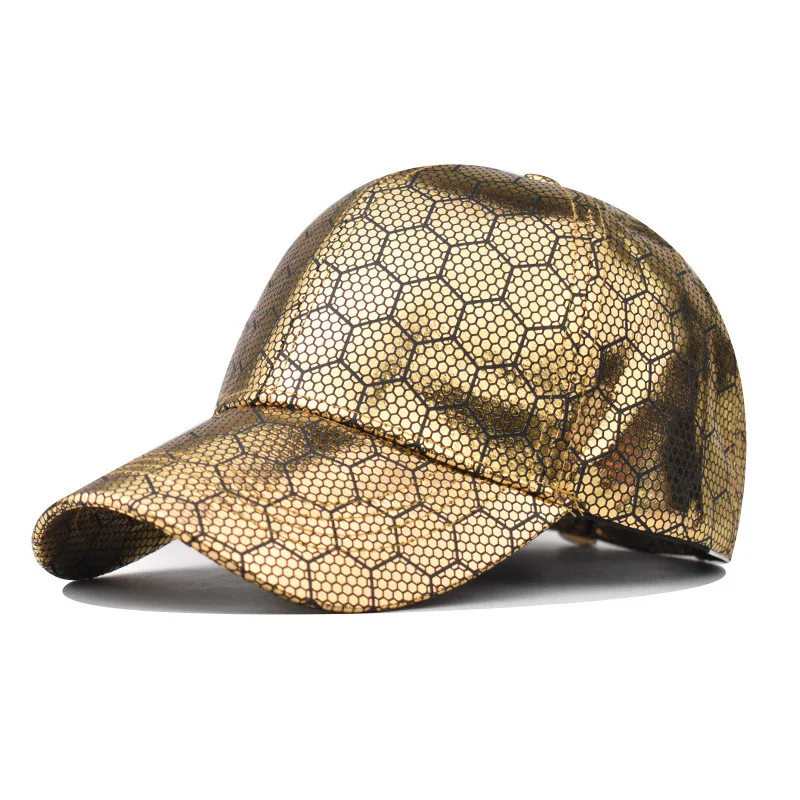 Reflective Hard Top British-Style Baseball Cap Unisex Sun-Shading Personalized Casual Outdoor Visor Hat