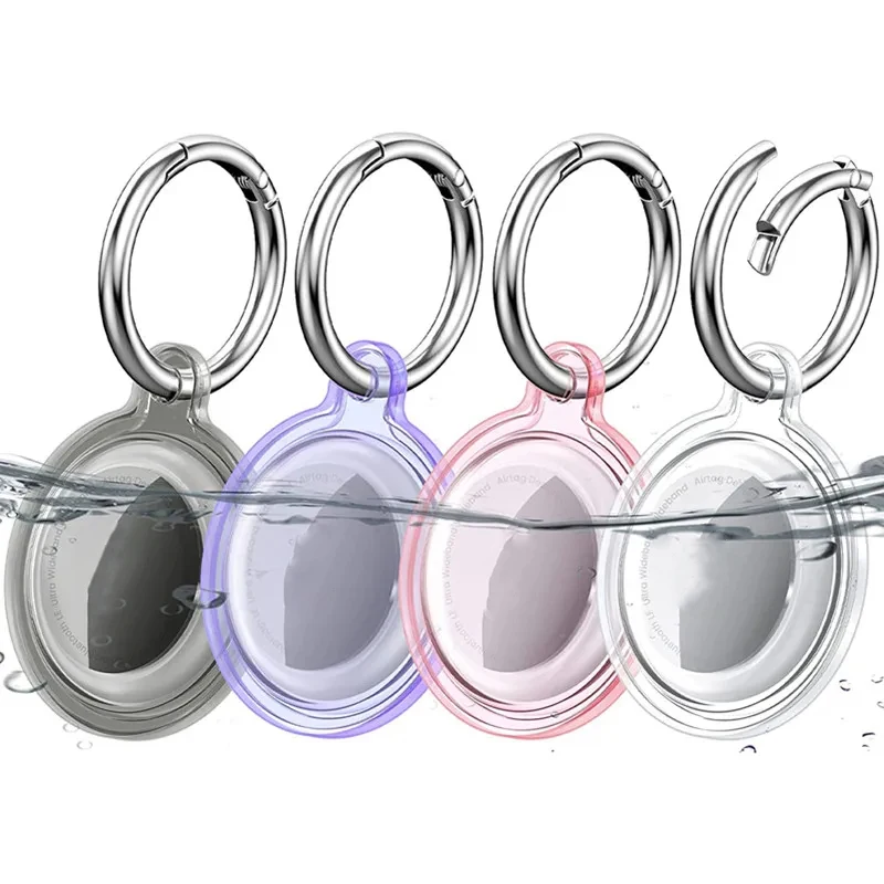 

Водонепроницаемый чехол для Apple Airtag, прозрачный защитный чехол из ТПУ, воздушные метки, локатор, анти-потерянный брелок, аксессуары