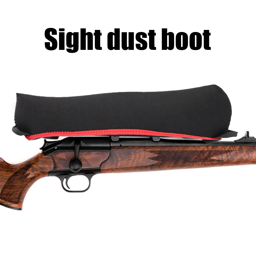 Rifle spotting óptica lente capa à prova de poeira neoprene escopo capa protetora rifle escopo capa caso para 10 em comprimento escopos