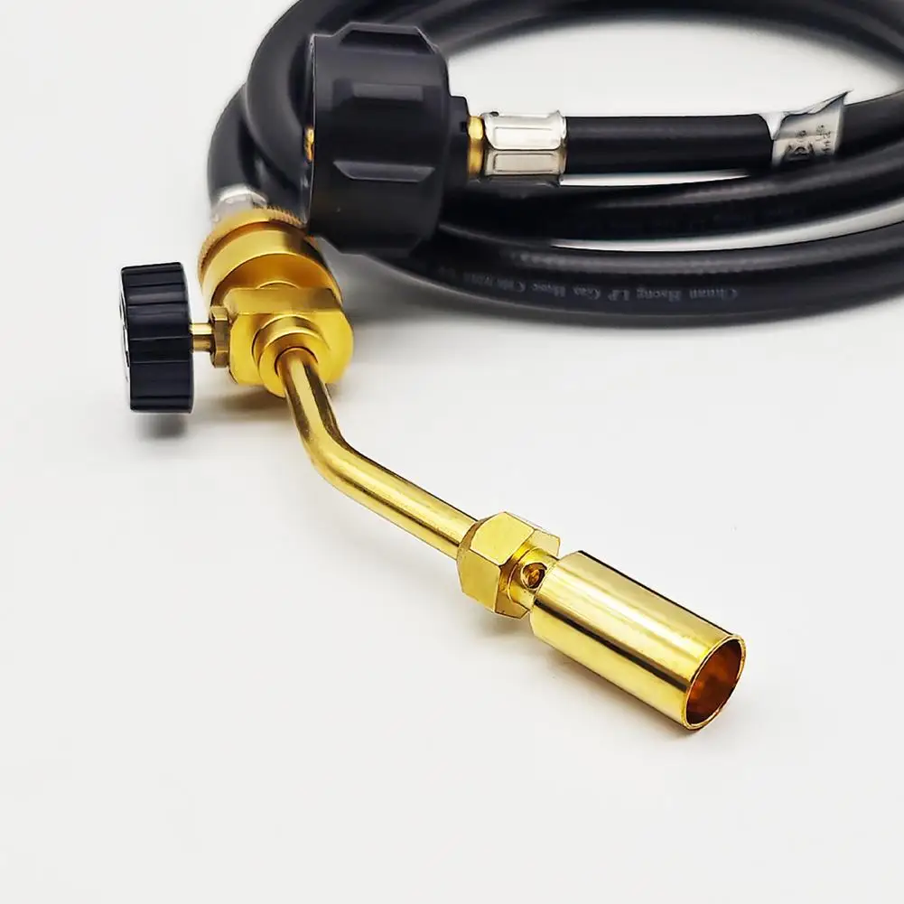 Flint Ignition Torch Portable Propane Torch Kit Ignition Flame Torch for Soldering Welding Brazing Gas Leak Resistant Torches