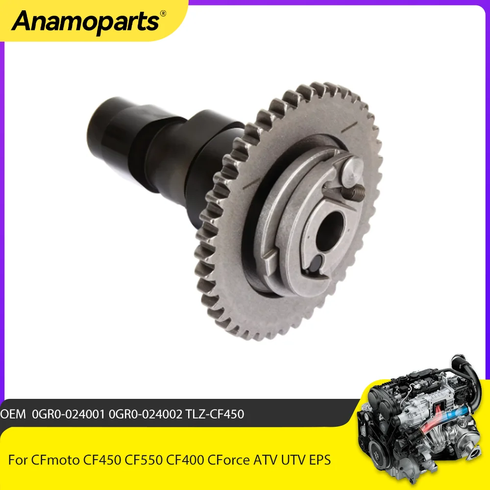 Camshaft For CFmoto CF450 CF550 CF400 CForce ATV UTV EPS 0GR0-024001 0GR0-024002 TLZ-CF450 Motorcycle Engine Parts