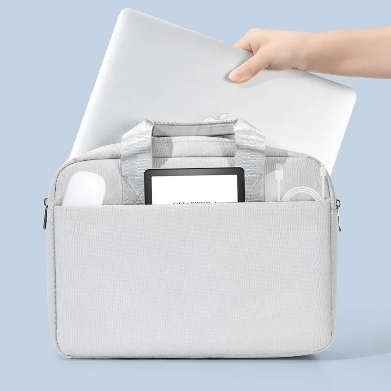 حقيبة أعمال للرجال والنساء عبر الحدود حقيبة كمبيوتر محمول بسيطة جديدة ذات سعة كبيرة #3