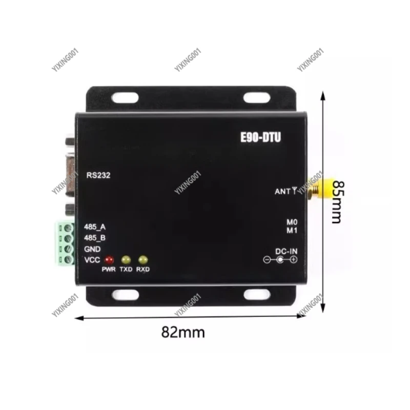 E90 Industrial 433M Wireless Serial Module - RS485/RS232 Data Transmission Radio Station