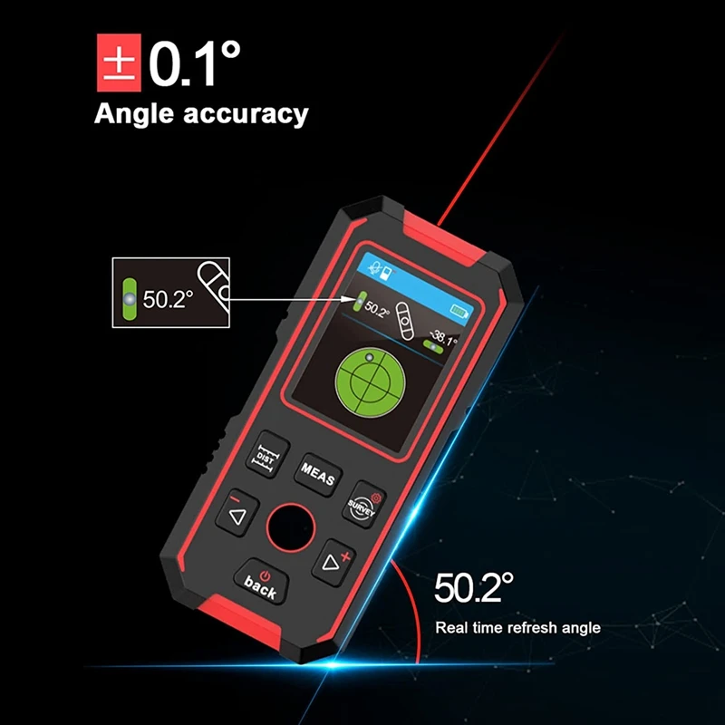 NF-518S Wall Scanner Wire Metal Detector,Wall Detector Center HD LCD Display With 3 In 1 Professional Electronic Sensor