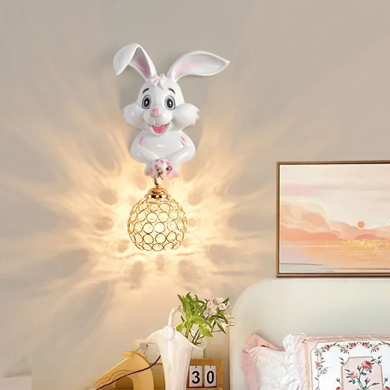 DORIAN Contemporary Rabbit Wall Lamp Creative Living Room Bedroom Study Villa Hotel Children's Room Aisle LED Decoration Light