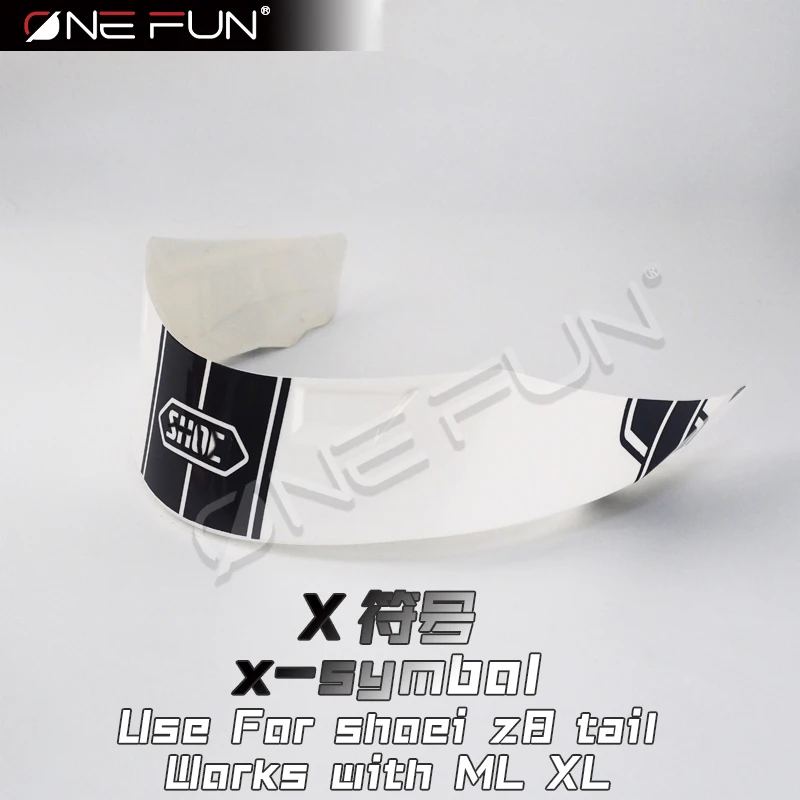 For SHOEI Z8 Helmet Tail Modification Competitive Small Tail Air Spoiler Z8 Combat Large Tail Modification