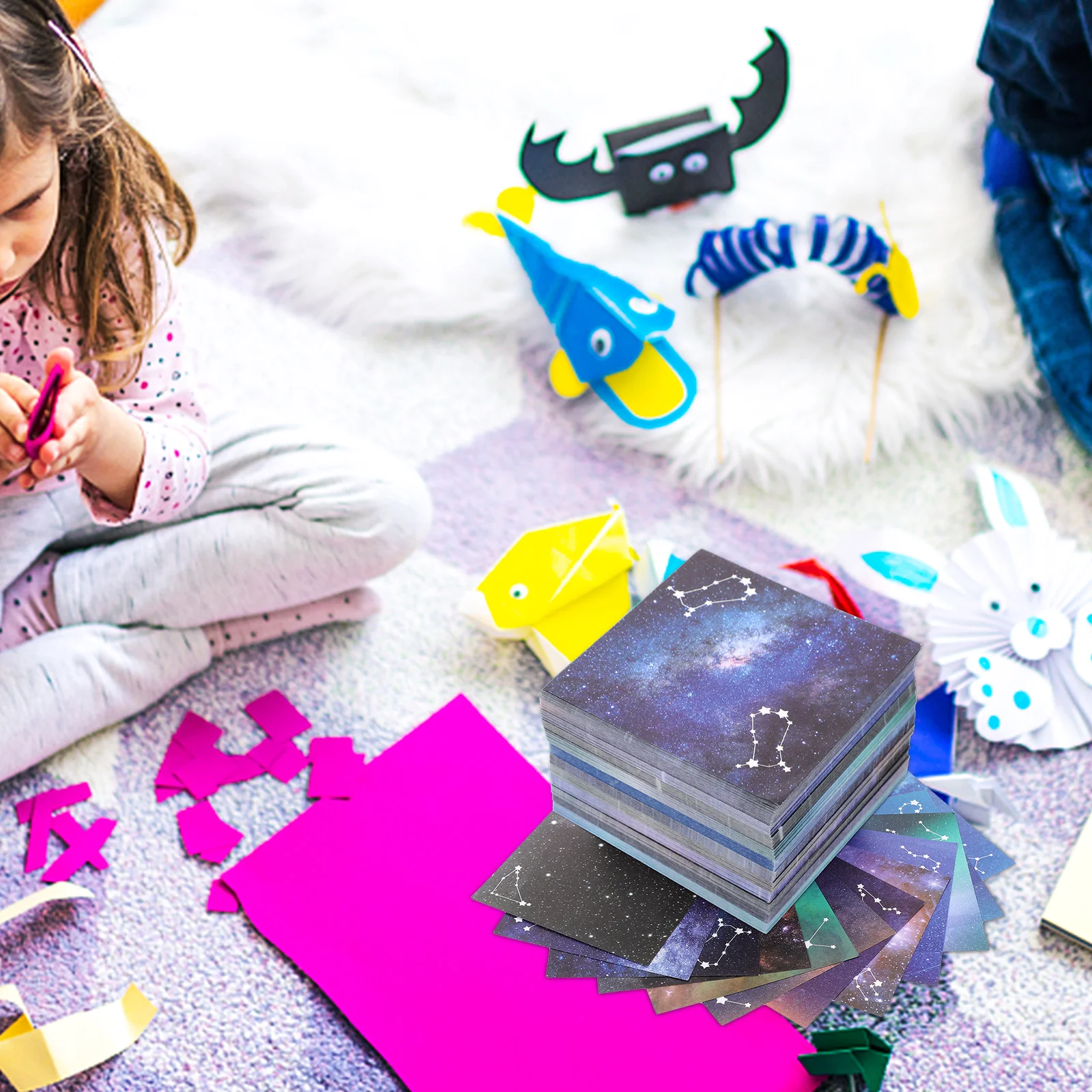 

Origami Double Sided Square Folding Paper For Diy Crafts Kids Art Projects Colorful Handicraft Decorative Paper