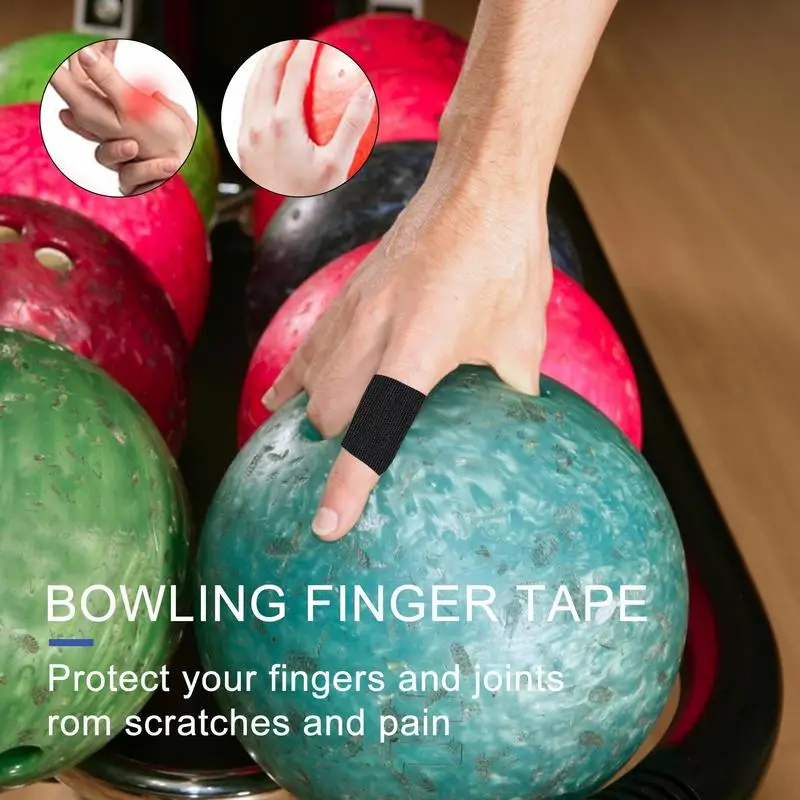 Bowling Tape 20 Pack Bowling Thumb Tape Bowlers Tape Flex Bowling Finger Tape Elastic Bowling Thumb Protector