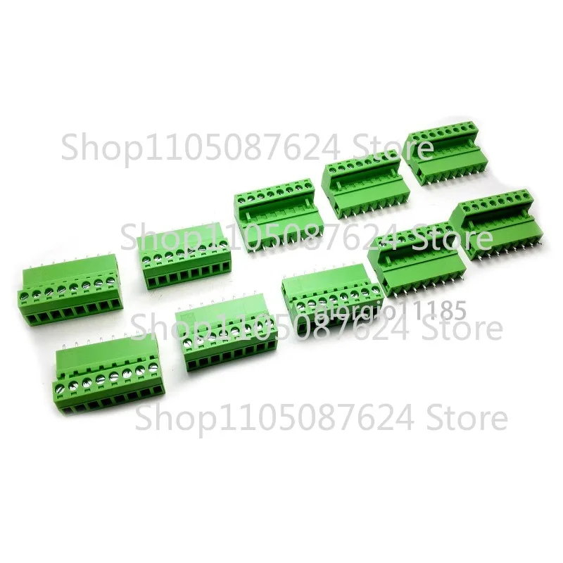 ZZZ 10Set 2EDG 8P Plug-in Screw Terminal Block Connector 5.08mm Right Angle
