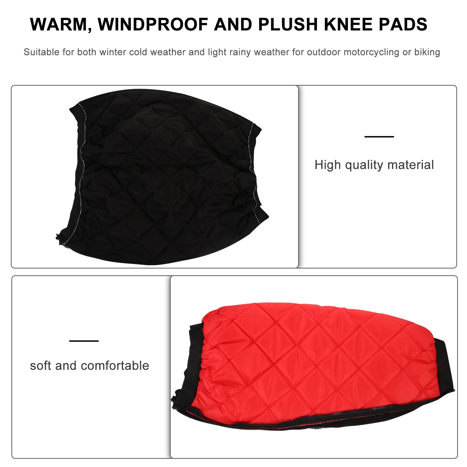 

Electric Motorcycle Knee Pads Cotton Winter Kneecaps Thicken Warm Warm-keeping Kneepads Protective Gear
