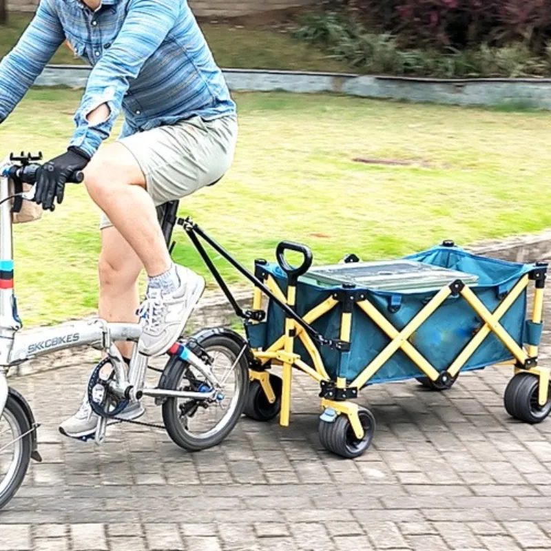 Aluminum Alloy Camper Van Trailer Connecting Rod Portable Easy Installation Bicycle Trailer Connecting Rod Outdoor Camping Tools